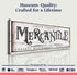 Personalized Mercantile Sign