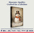 Vintage Snowman Christmas Wall Art IV