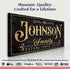 Personalized Family Sign X