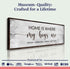 Home Is Where My Boys Are Sign II