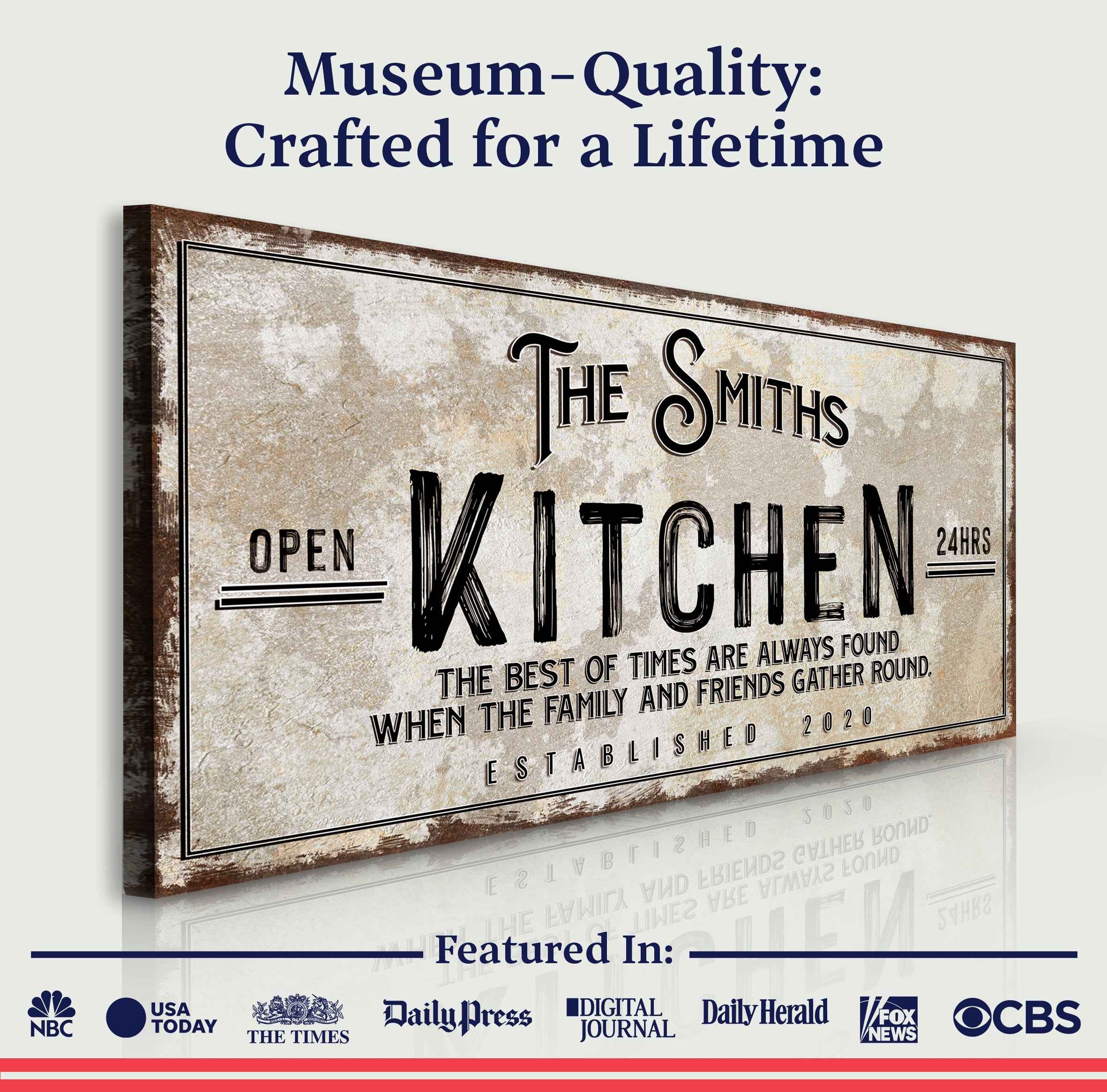 Family Kitchen Sign