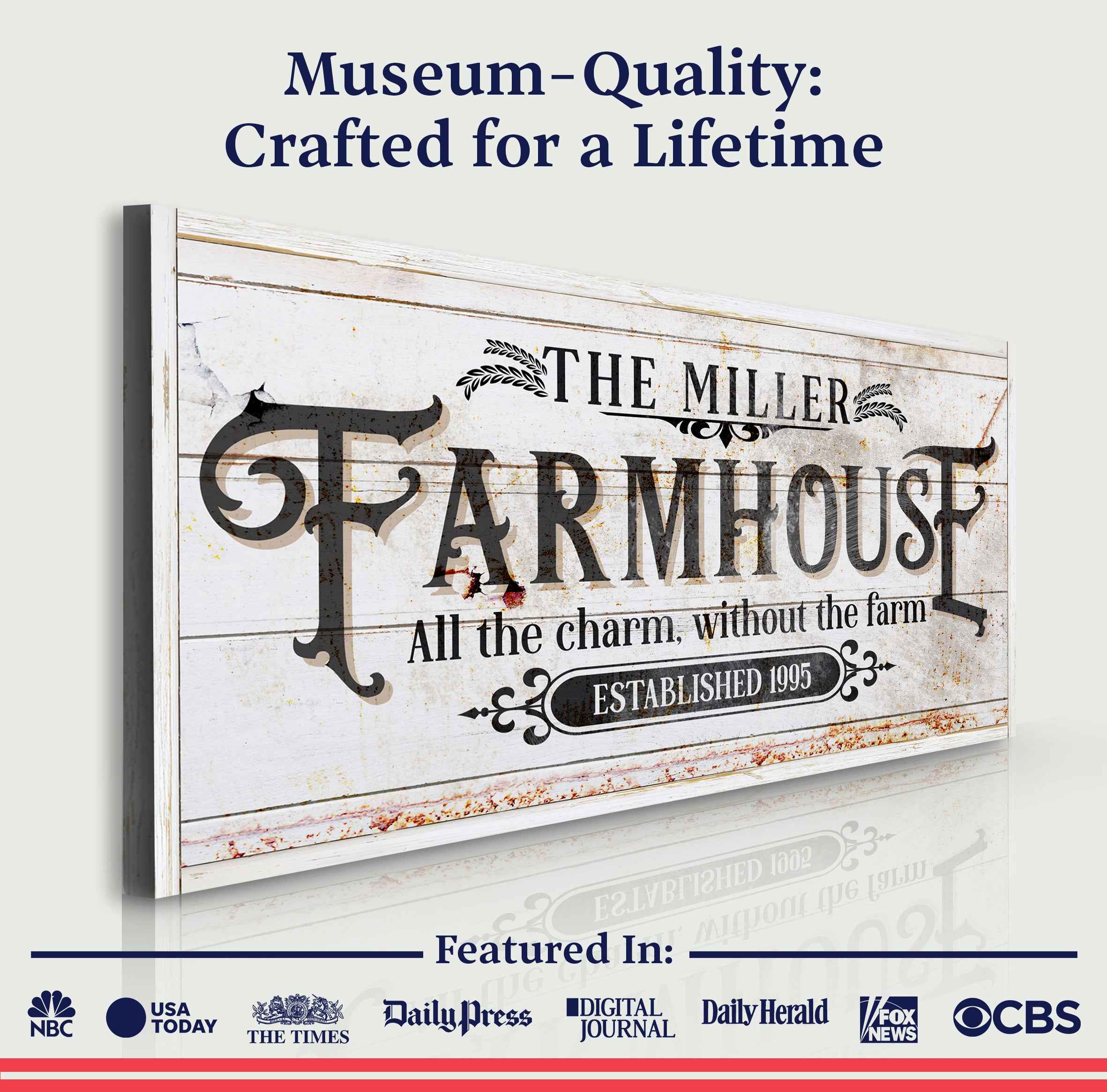 Personalized Farmhouse Sign II