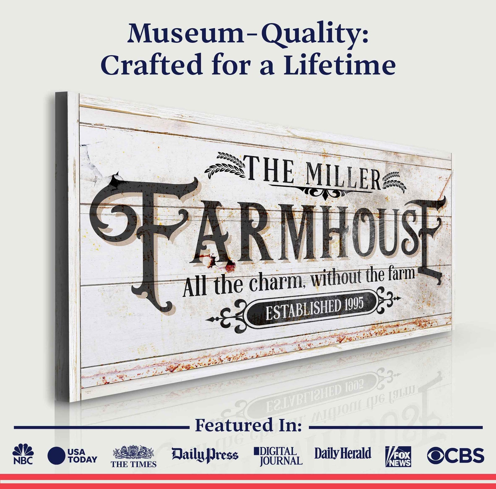 Personalized Farmhouse Sign II