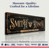Personalized Cattle Ranch Sign