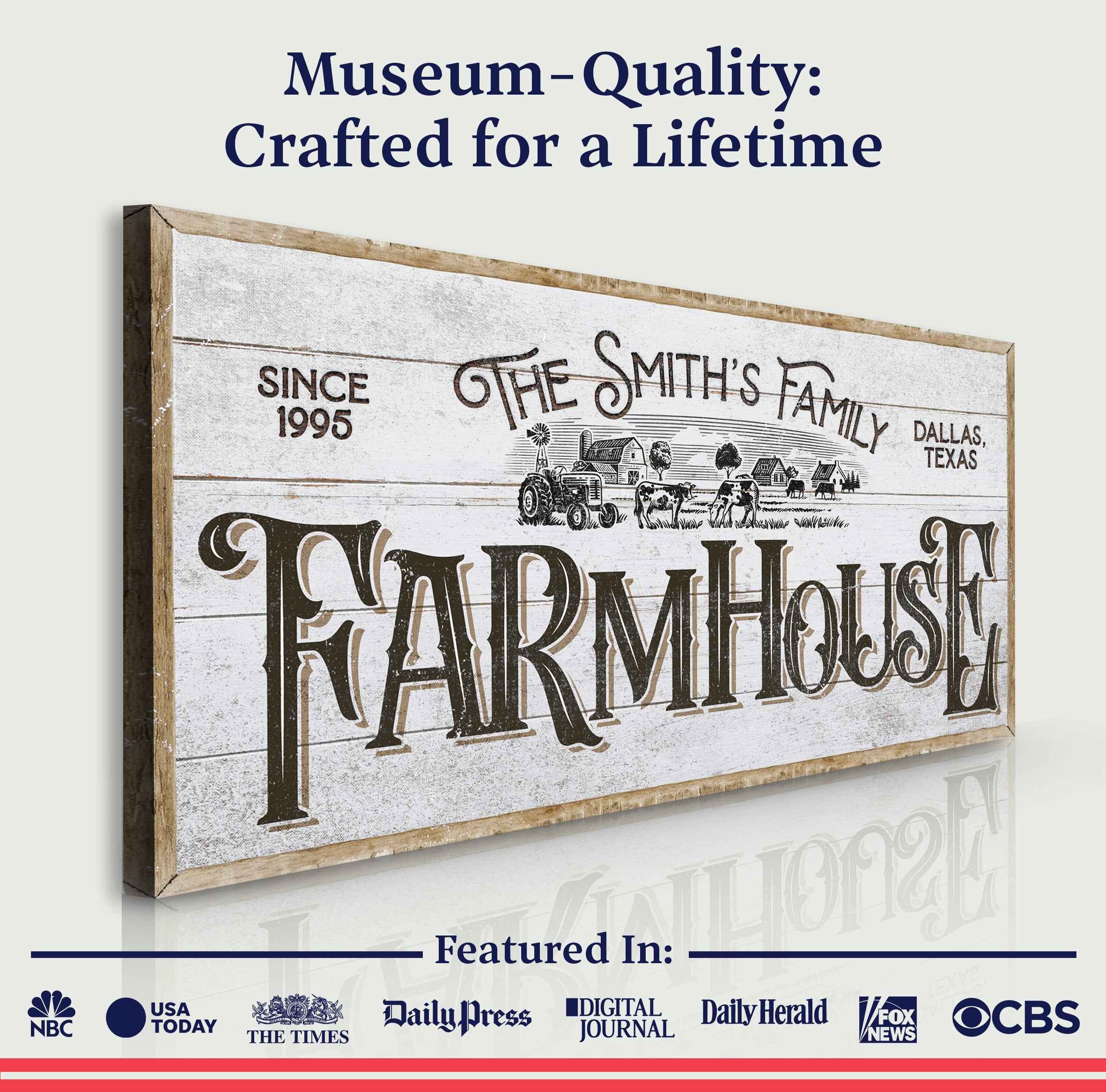 Personalized Farmhouse Sign V