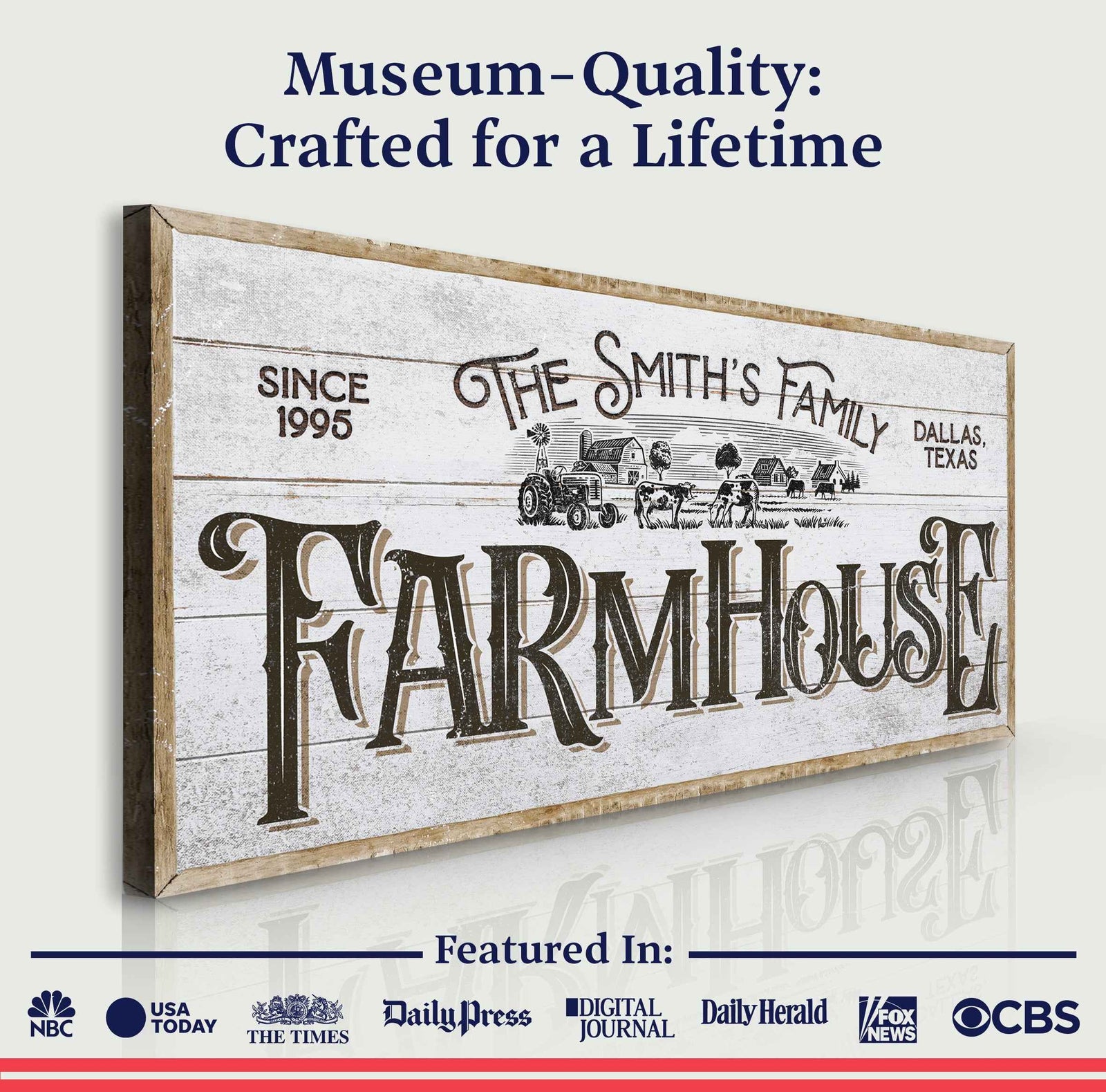 Personalized Farmhouse Sign V