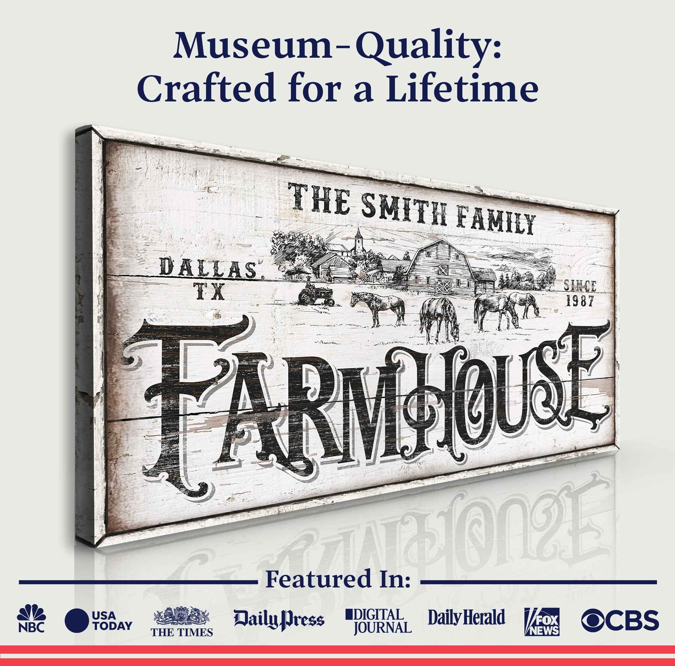 Personalized Farmhouse Sign IV
