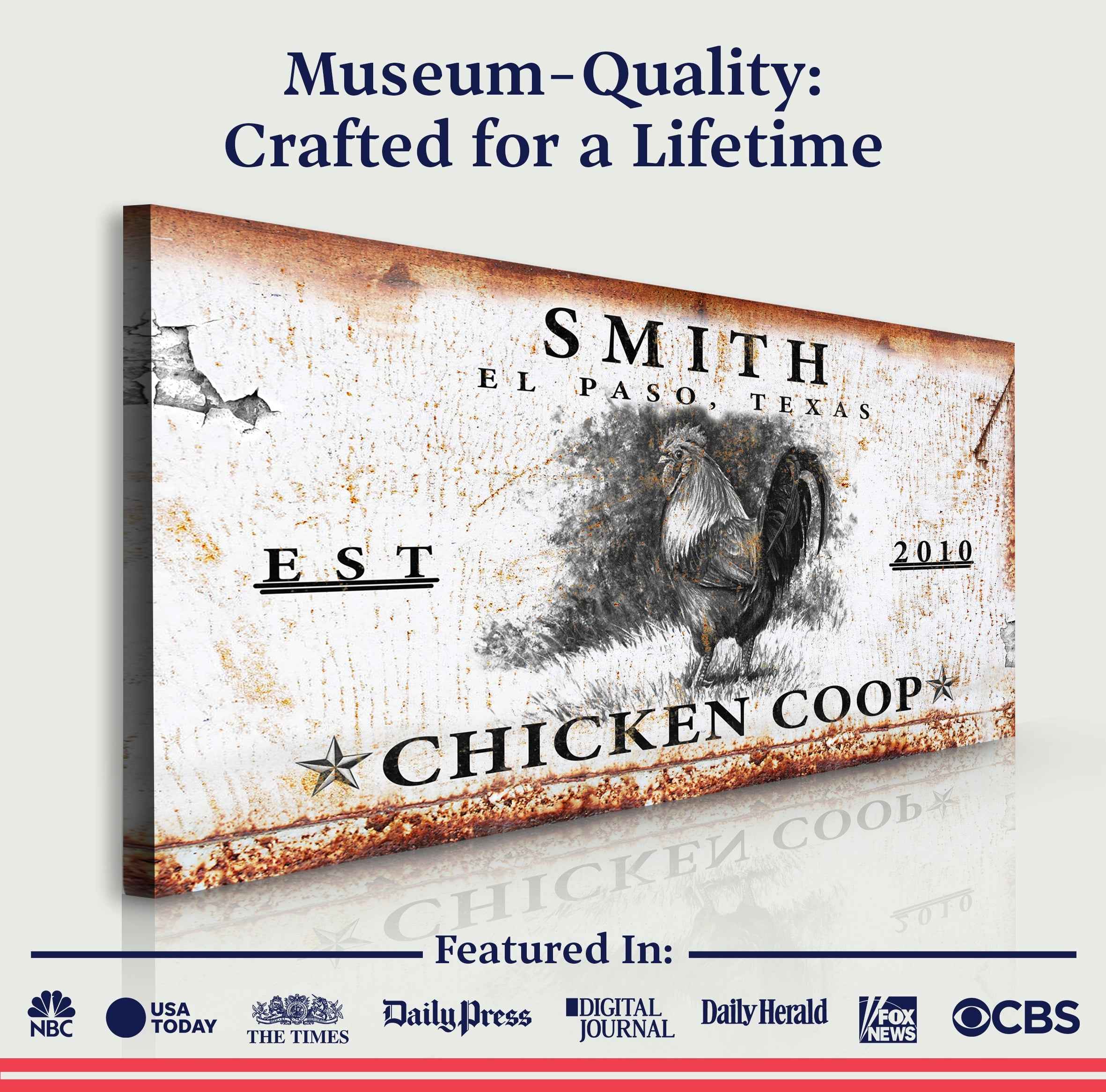 Chicken Coop Sign VI