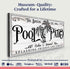 Personalized Pool & Patio Sign VI