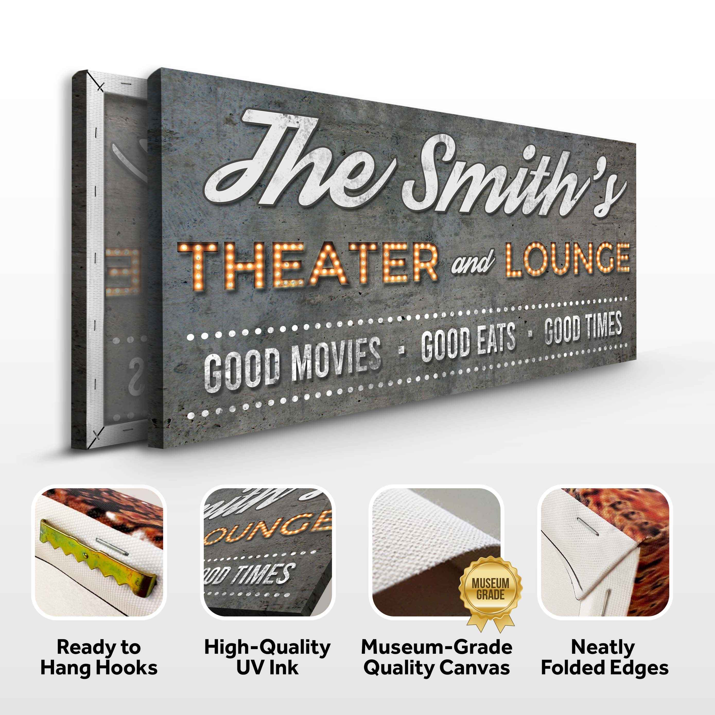 Family Theater and Lounge Sign V