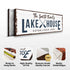 Family Lake House Arrow Sign II