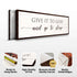 Give It To God And Go To Sleep Sign VII