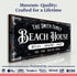 Beach House Personalized Sign III