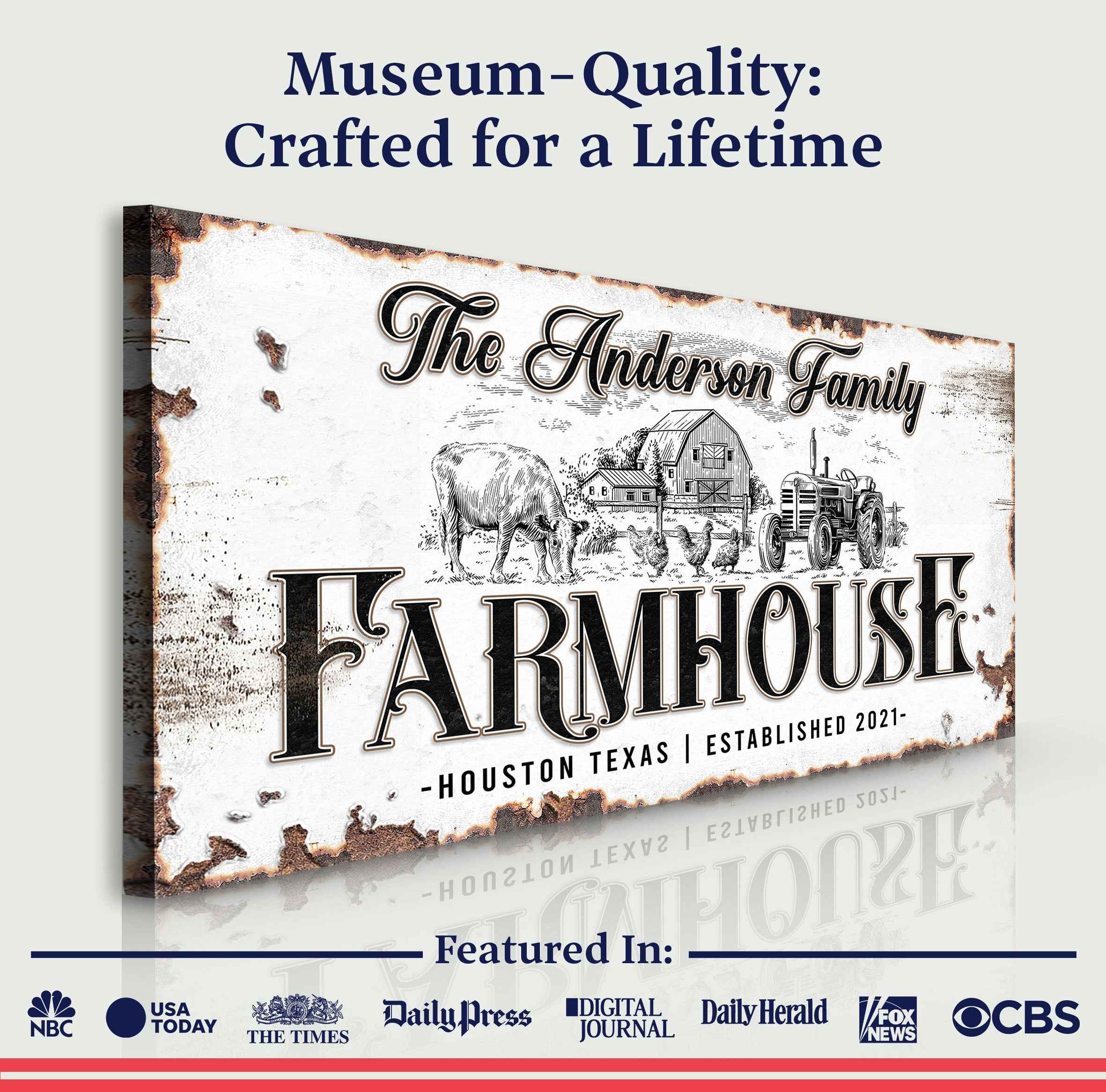 Personalized Farmhouse Sign III