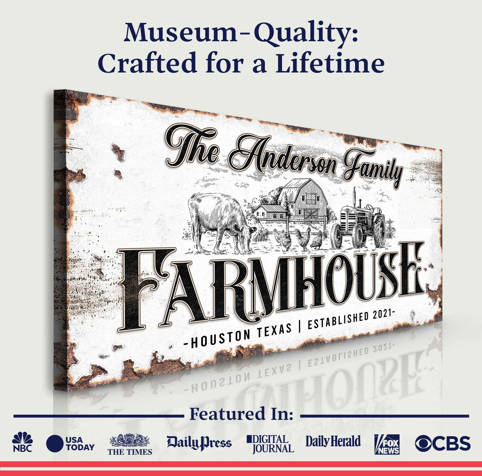 Personalized Farmhouse Sign III