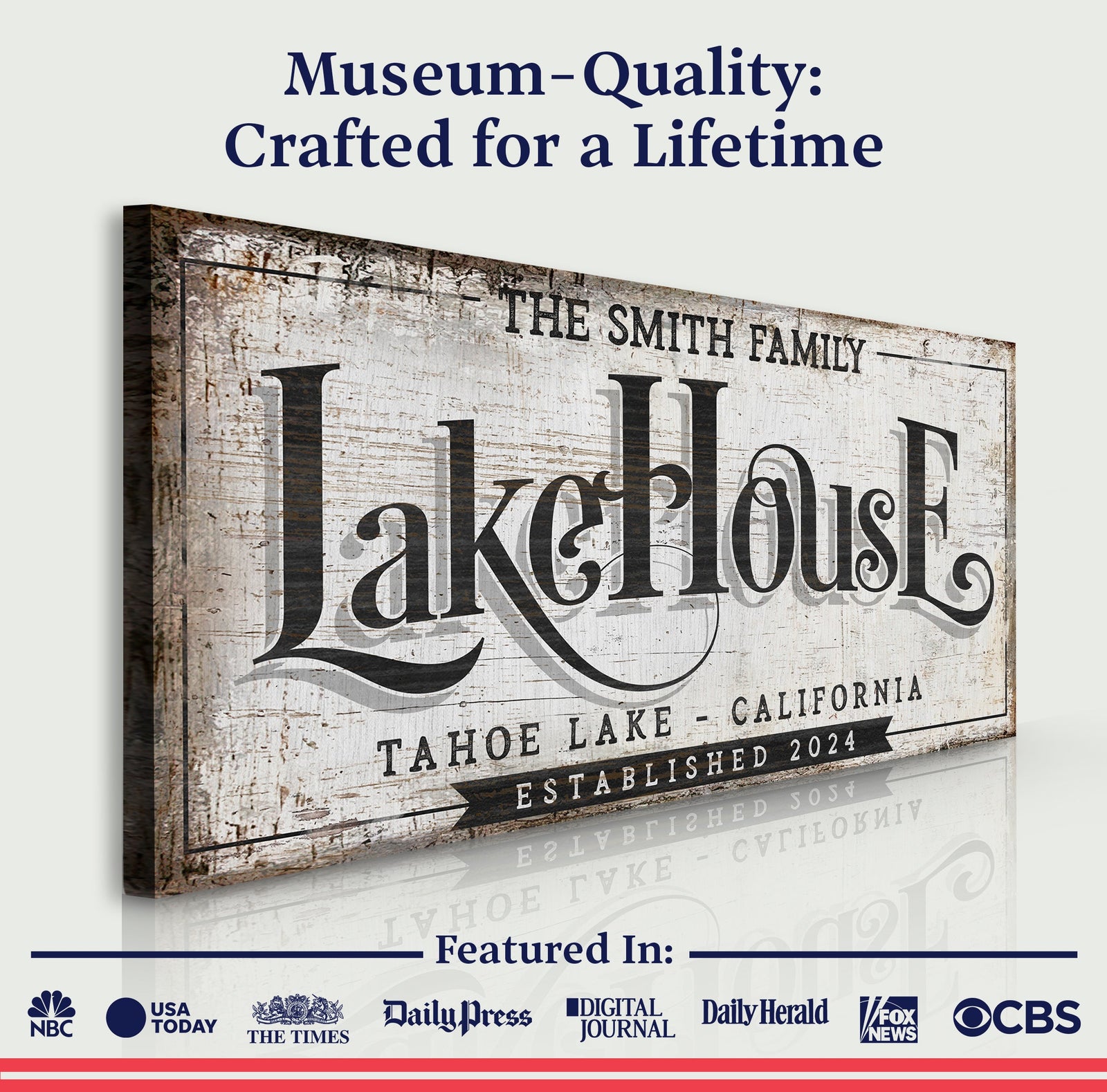 Lake House Sign XI
