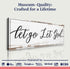 Let Go Let God Faith Sign IV
