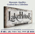Lake House Sign XI