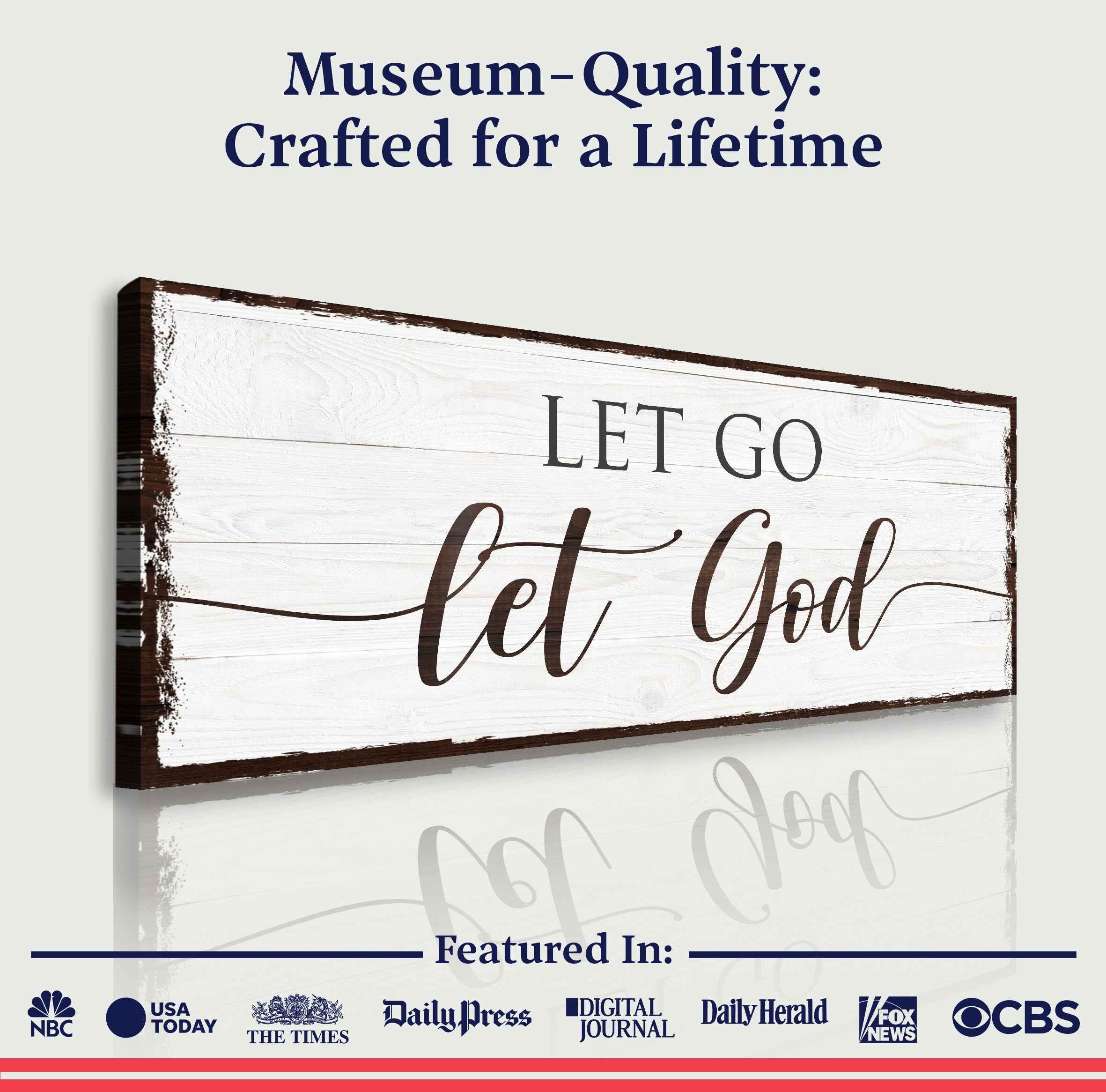 Let Go Let God Faith Sign II