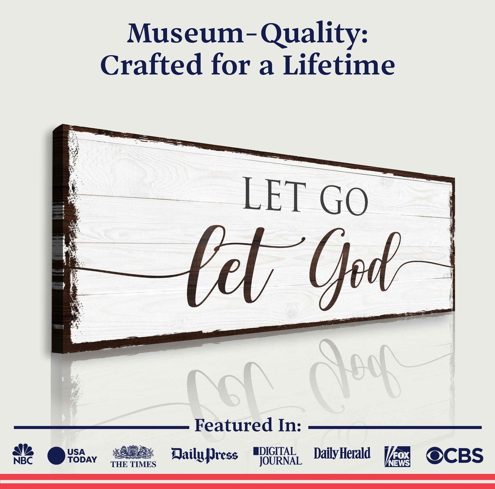 Let Go Let God Faith Sign II
