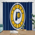 Indiana Pacers Curtains Blackout Window Drapes Room Decoration