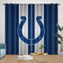 Indianapolis Colts Curtains Blackout Window Drapes Room Decoration