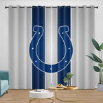 Indianapolis Colts Curtains Blackout Window Drapes Room Decoration