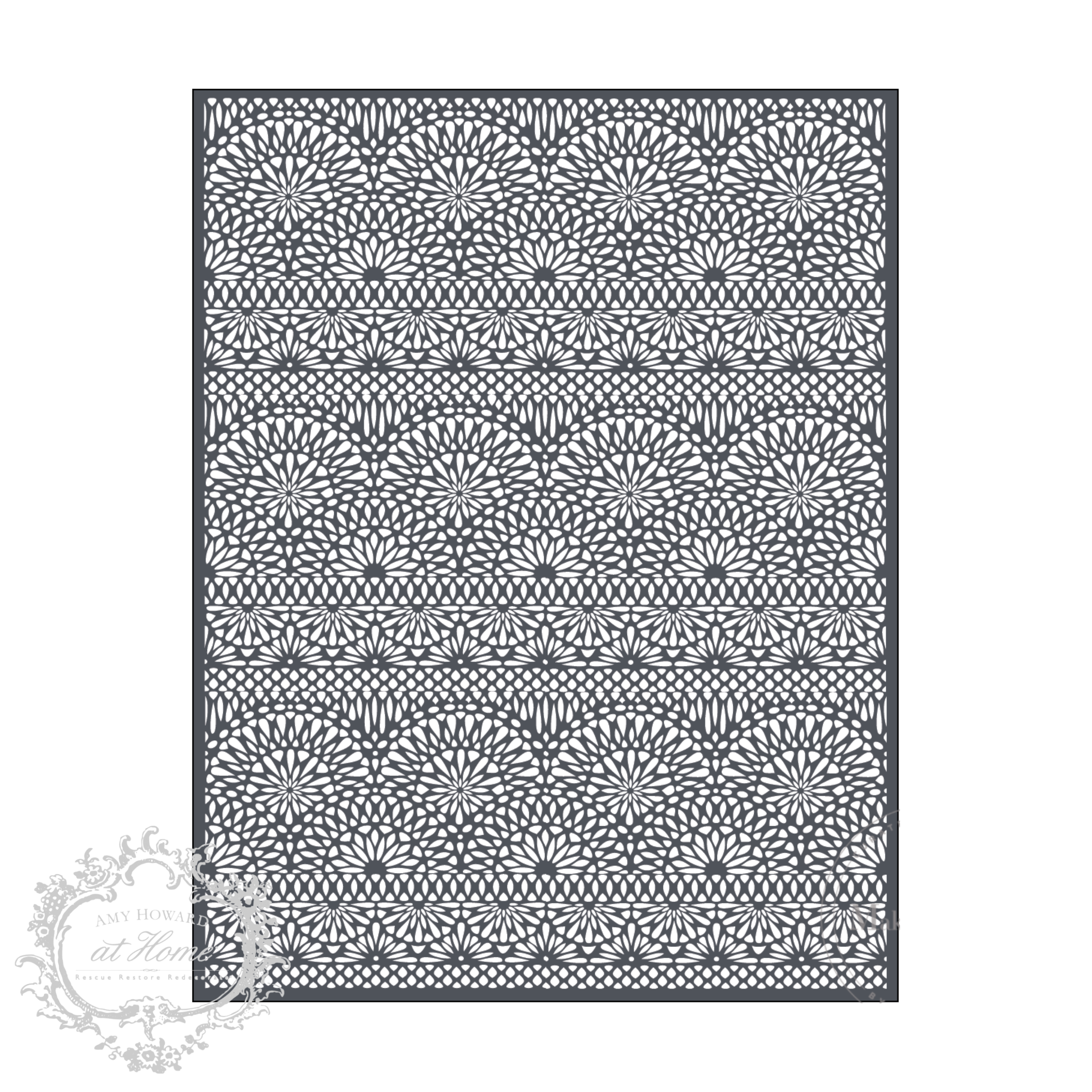 Inlay - Mesh Stencil 8.5x11