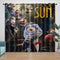 Inspector Sun Curtains Pattern Blackout Window Drapes