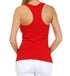 Sakkas Basics Ribbed Racerback Cami Tank Top