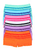 Sakkas Women's Seamless Stretch Boy Short Panties (6 Pack)
