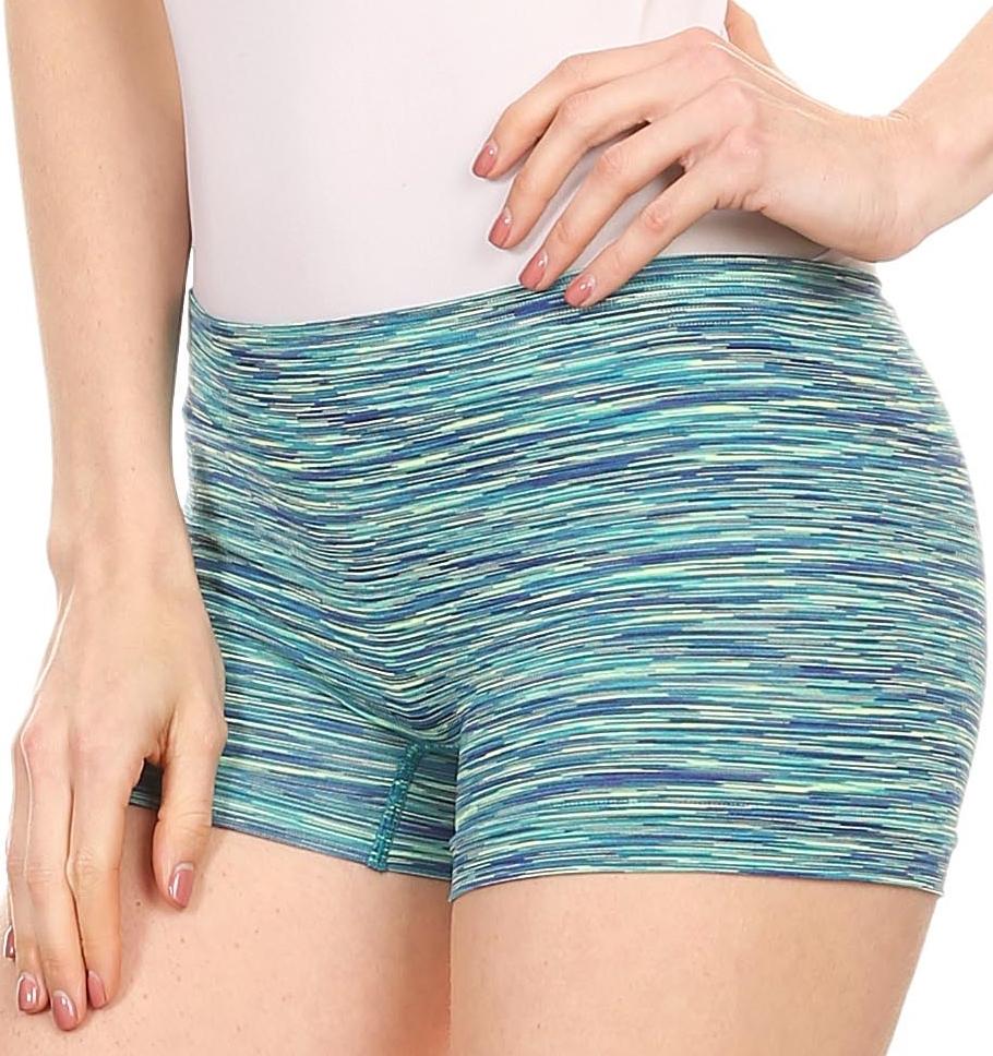Sakkas Women's Seamless Stretch Boy Short Panties (6 Pack)
