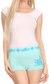 Sakkas Women's Seamless Stretch Boy Short Panties (6 Pack)