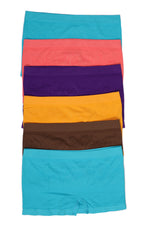 Sakkas Women's Seamless Stretch Boy Short Panties (6 Pack)