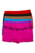 Sakkas Women's Seamless Stretch Boy Short Panties (6 Pack)
