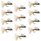 Olive Iris Caddis Emerger Caddis  Trout Dry Fly - 12 Flies Hook Size 16