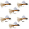 Orange Iris October Caddis Emerger Caddis  Trout Dry Fly - 6 Flies Hook Size 8