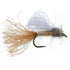 Tan Iris Caddis Emerger Caddis  Trout Dry Fly - 12 Flies Hook Size 14