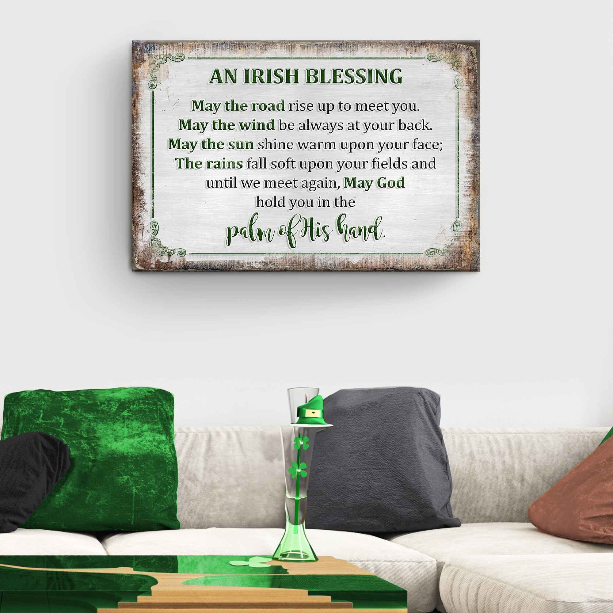 Irish Blessing Farmhouse Sign II