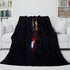Iron Man Blanket Pattern Flannel Throw Kids Room Decoration