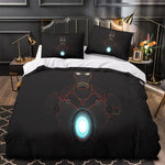 Iron Man Duvet Cover Kids Room Bedding Set Without Filler