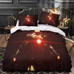 Iron Man Duvet Cover Kids Room Bedding Set Without Filler