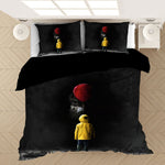 Pennywise Pattern Bedding Set Cosplay  Quilt Covers