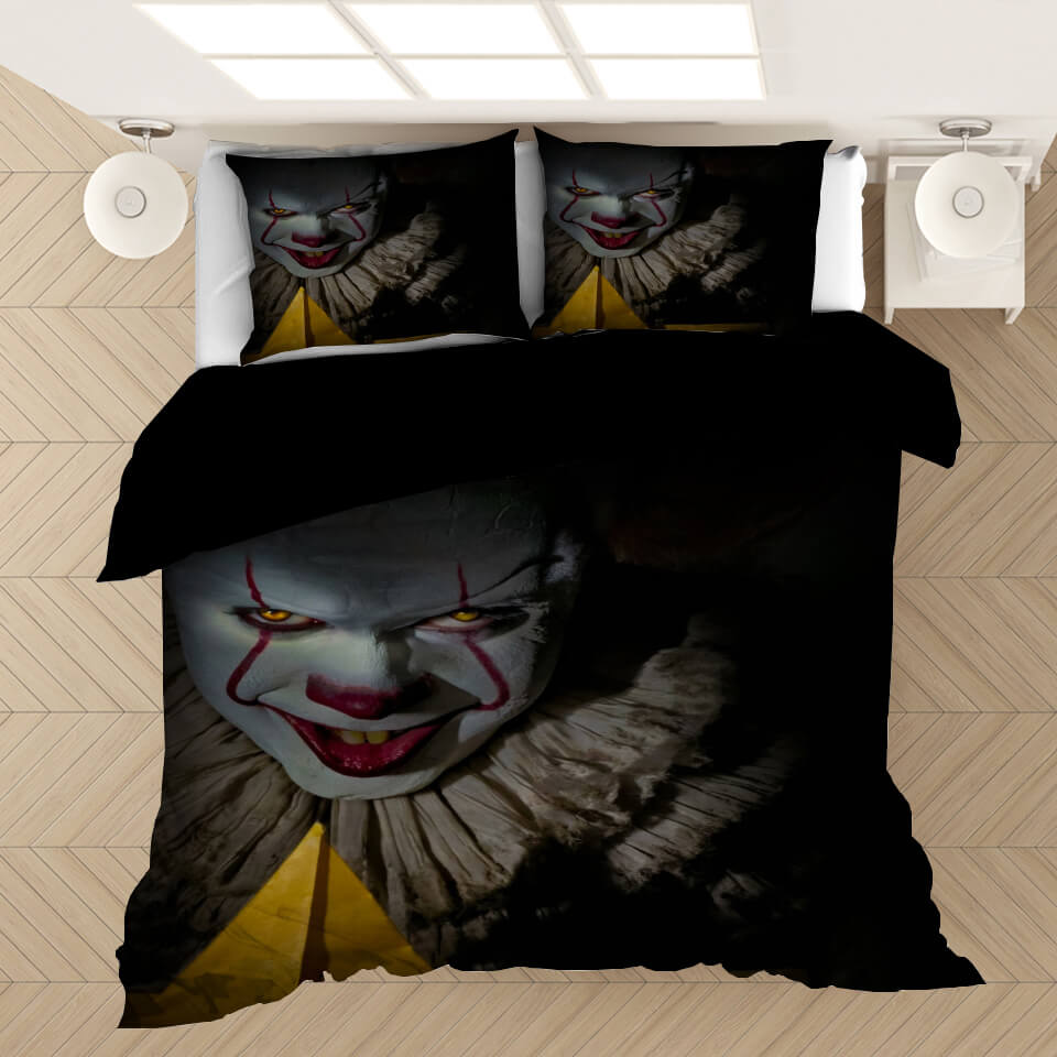 Pennywise Pattern Bedding Set Cosplay  Quilt Covers