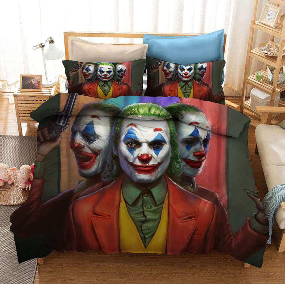 Pennywise Pattern Bedding Set Cosplay  Quilt Covers