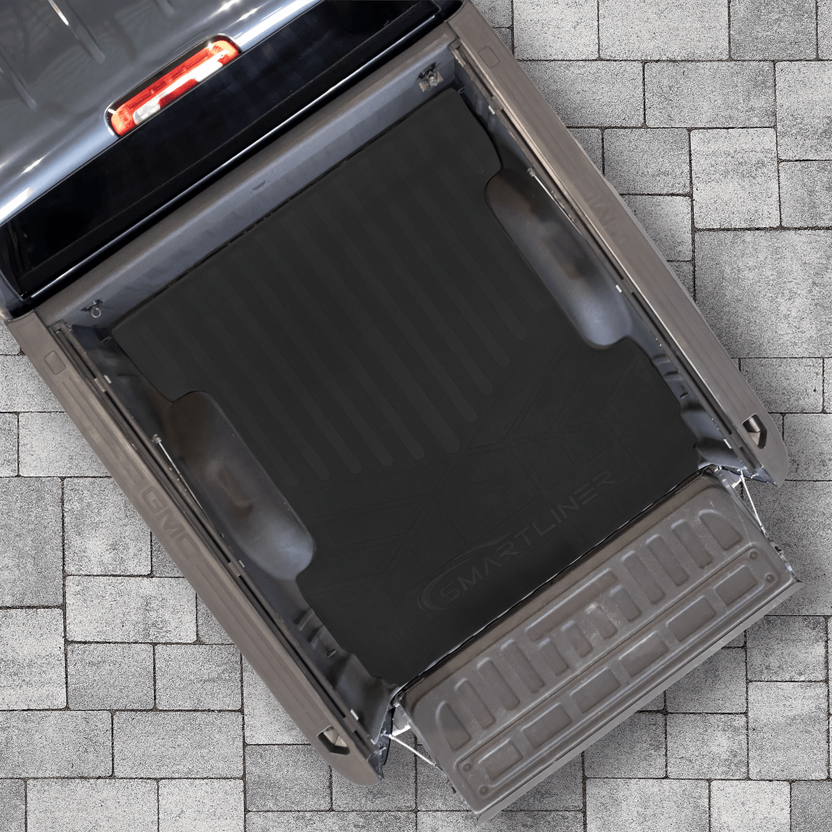 SMARTLINER Floor Liners for 2019 Silverado 1500 LD/ GMC Sierra 1500 LD Double Cab (Over the Hump Coverage)