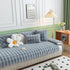 Thick Sofa Cushion Solid Color Faux Fur Fluffy Sofa Cushion Non-Slip Couch Covers