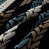 Cozy Decorative Throw Blanket for Couches, Boho Plush Woven Sofa Cover with Stripes