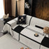 Modern Plaid Heavy Duty Sofa Throw Blanket, Boho Farmhouse Couch Cover with Tassel
