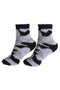 JCS112 - SOLID COLOR LUXURY SOFT MINI-CREW SOCKS W/ COLORED EDGE - 6PC SET